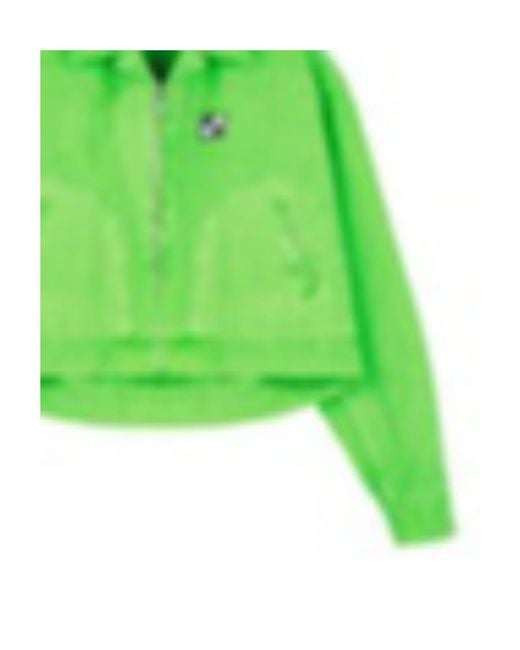 we11done Green Logo Casual Jacket for men