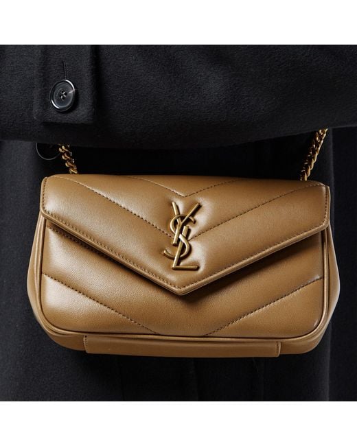 Saint Laurent Natural Loulou Mini