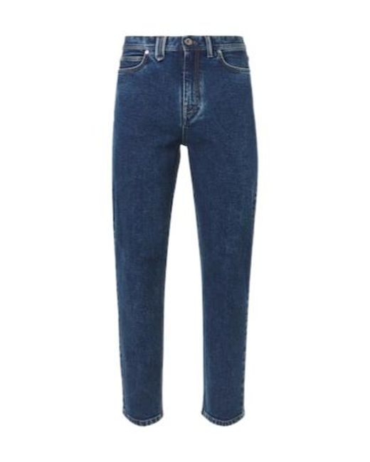 Brioni Blue Five-Pocket Jeans for men