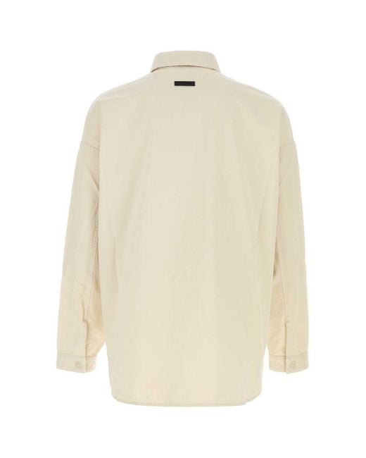 Fear Of God White Logo-Print Shirt for men
