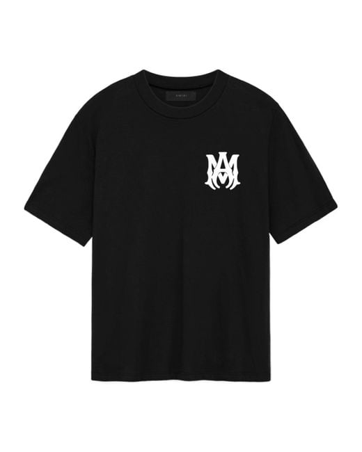 Amiri Black Ma Core Logo T-Shirt for men