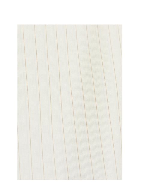 Studio Nicholson White View Striped Long-Sleeved Shirt for men