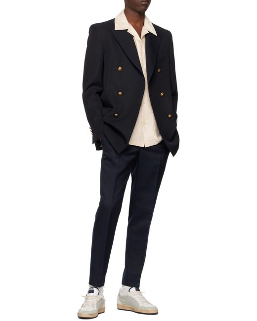 Golden Goose Deluxe Brand Blue Milano Tapered Leg Pants for men