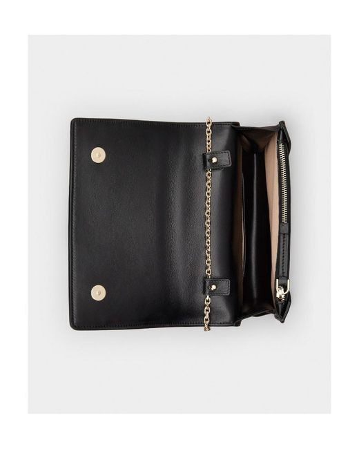 Roger Vivier Natural Belle Vivier Voyage Lacquered Buckle Clutch Bag
