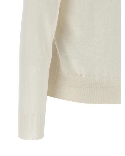 P.A.R.O.S.H. White Linfa26 Sweater
