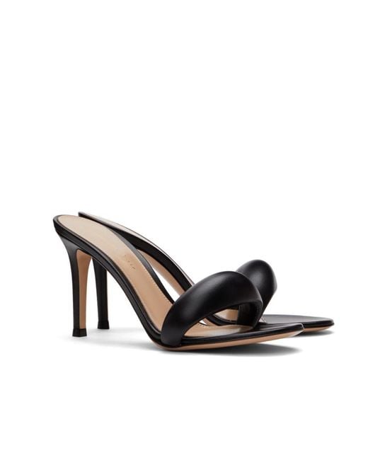Gianvito Rossi Multicolor Logo High-Heeled Sandals