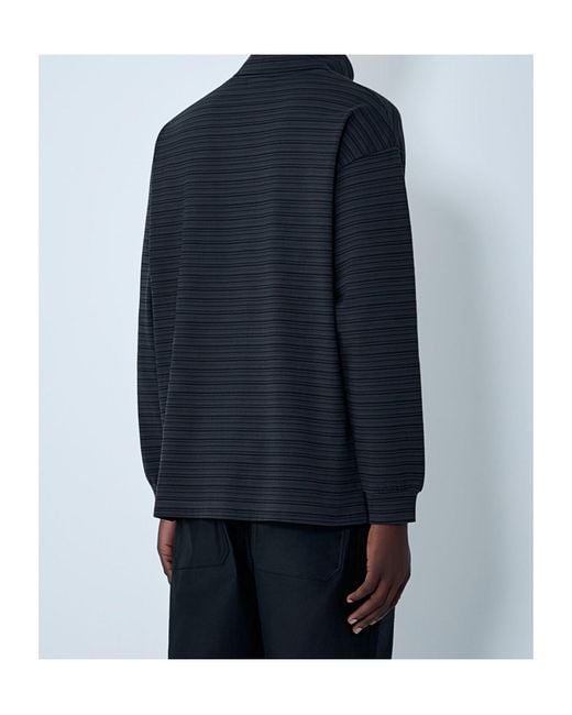 Comme des Garçons Blue Comme Des Garçons Homme Turtleneck Striped Jumper for men