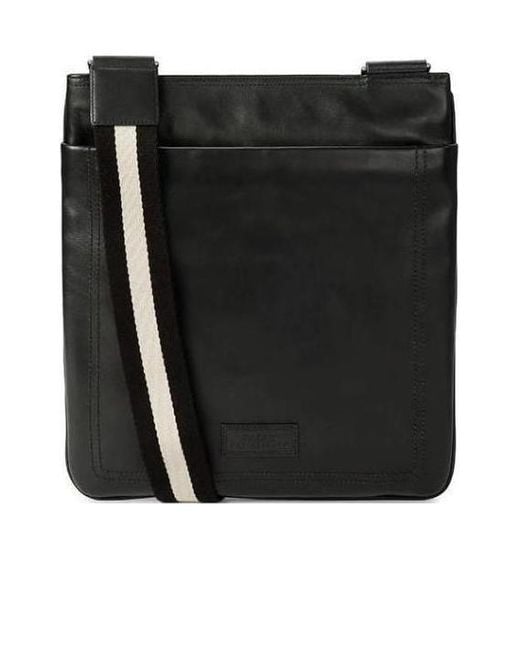 Bally Black Logo Shoulder Bag for men