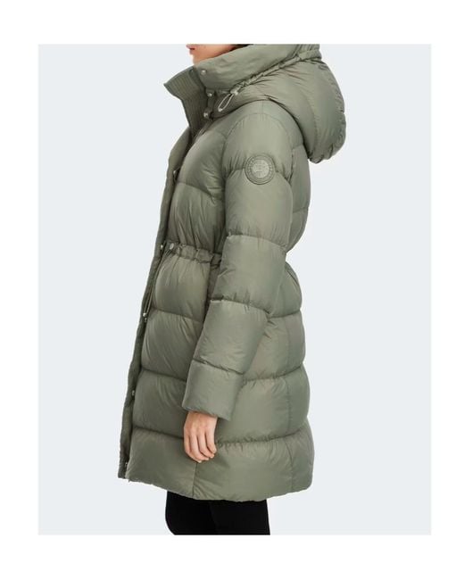 Canada Goose Green Montgomery Coat Tonal Label