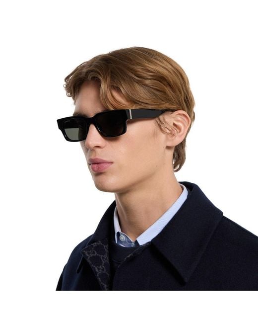 Gucci Multicolor Eyewear Rectangular Frame Sunglasses for men