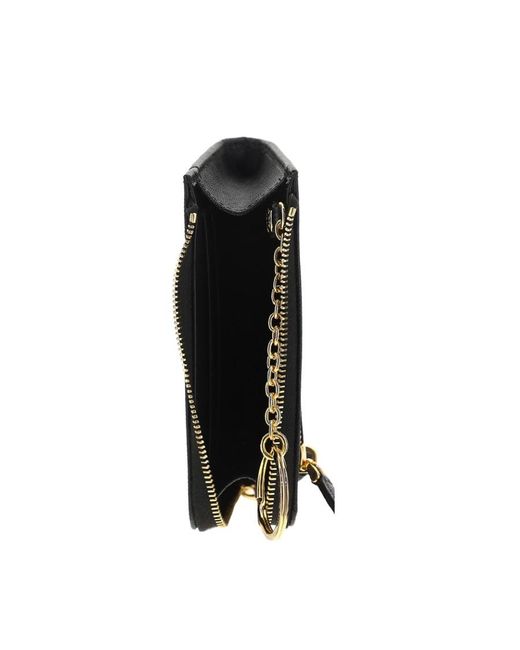 Prada Black Triangle-Logo Zipped Wallet
