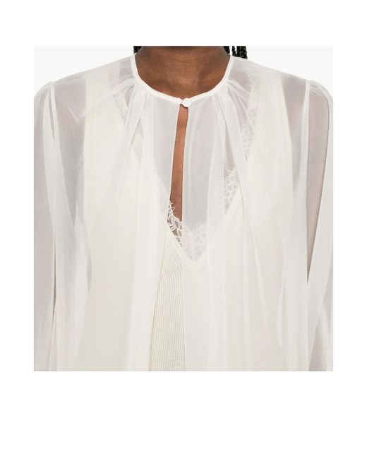 Forte_forte White Long Cardigan