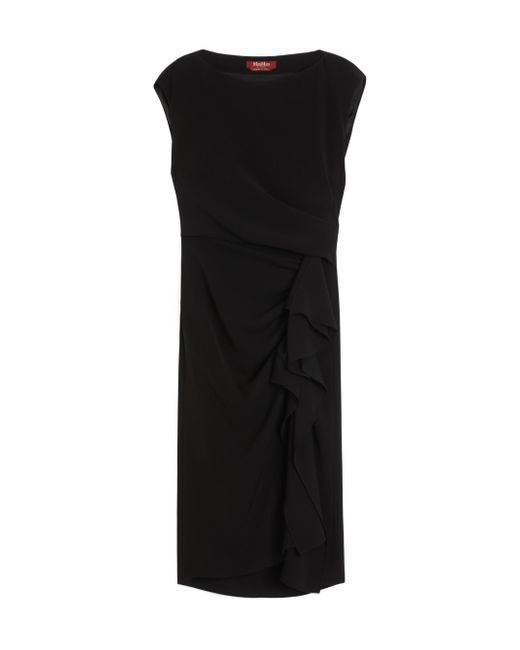 Max Mara Black Bodycon Cady Dress