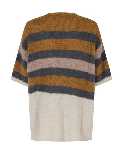 Alysi Gray Crew-Neck Sweater