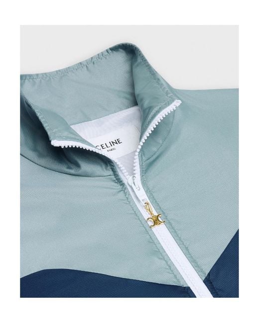 Céline Blue Windbreaker With Monogram
