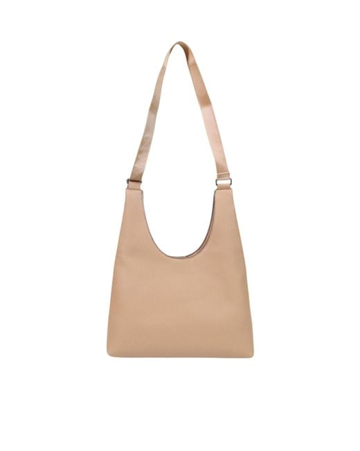 Calvin Klein White Large Shoulder Bag With Adjustable Webbing