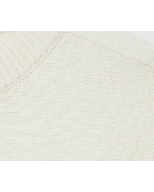 Gucci White Horsebit Cardigan