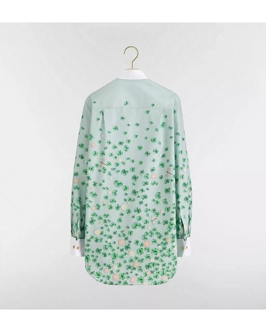 Dior Blue Blouse With Plastron