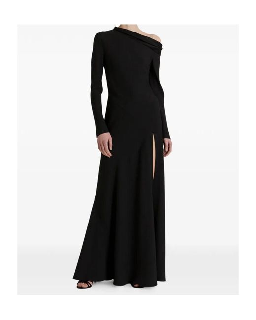 Alberta Ferretti Black Evening Dress
