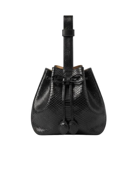 Alaïa Black Drawstring Handbag