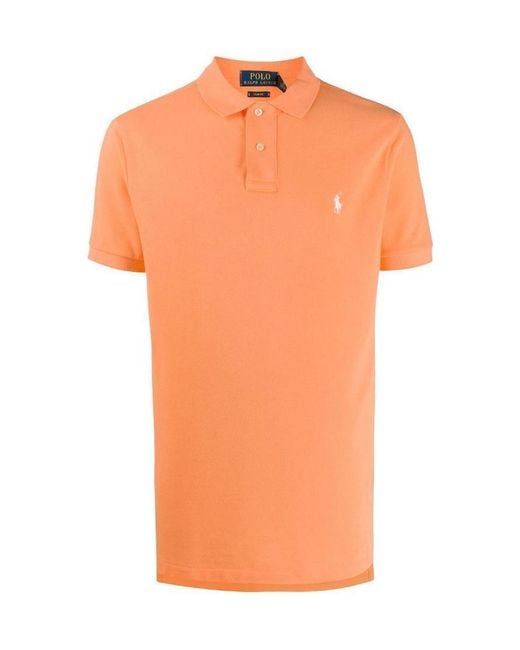 Polo Ralph Lauren Orange Polo Shirts for men