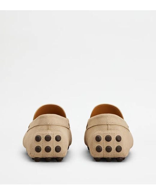 Tod's Natural Logo-Detail Loafers for men