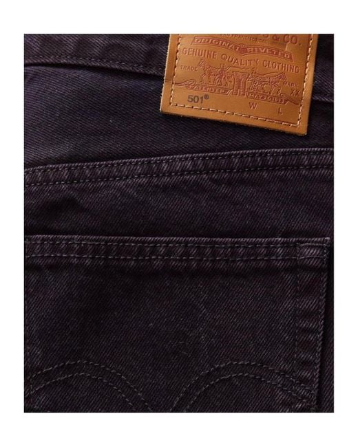 Levi's Blue 501 Straight-Leg Jeans