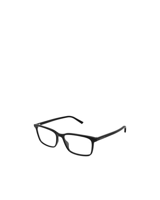 Gucci White Eyewear Rectangle Frame Glasses for men