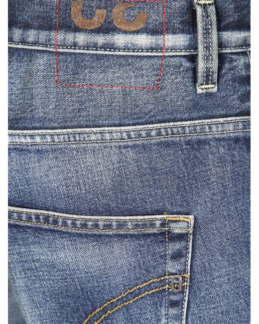 Dondup Blue Logo Jeans for men