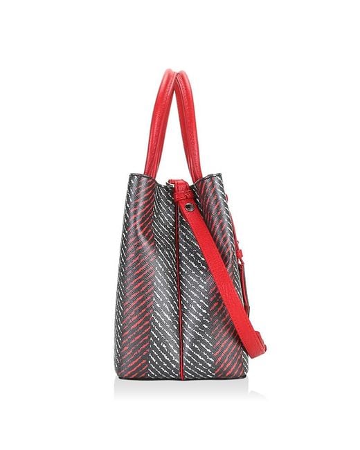 Fendi Red Logo Handbag