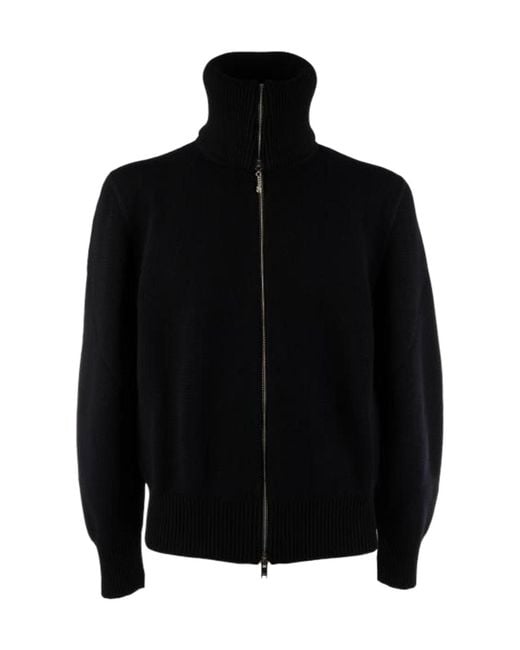 Bottega Veneta Black Long-Sleeved Cardigan for men