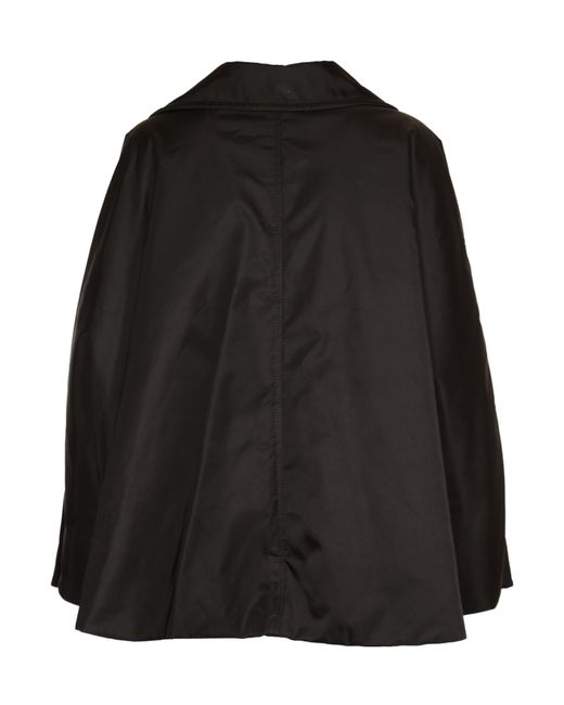 Marni Black Long-Sleeved Single-Breasted Coat