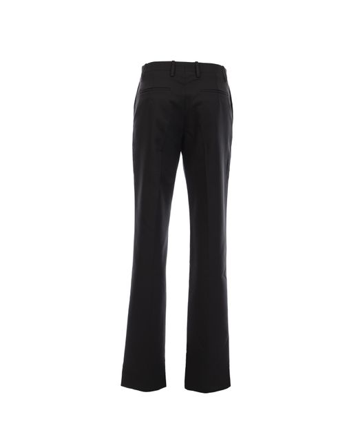 Off-White c/o Virgil Abloh Black Classic Versatile Long Pants for men