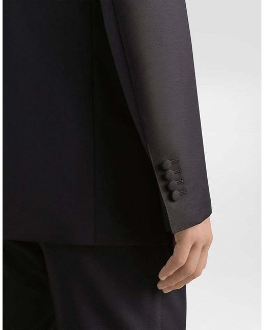 Dolce & Gabbana Black Single-Breasted Sicilia Jacket for men