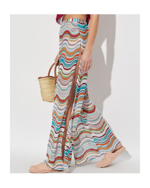 Missoni Gray Patterned Beach Pants