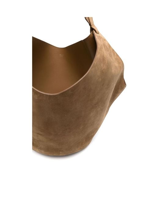 Khaite Brown Medium Lotus Tote Bag