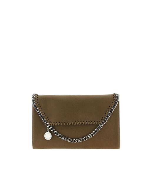 Stella McCartney Brown Falabella Shaggy Shoulder Bag