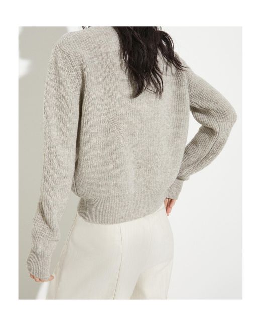 MAX&Co. Gray Long-Sleeved Sweater
