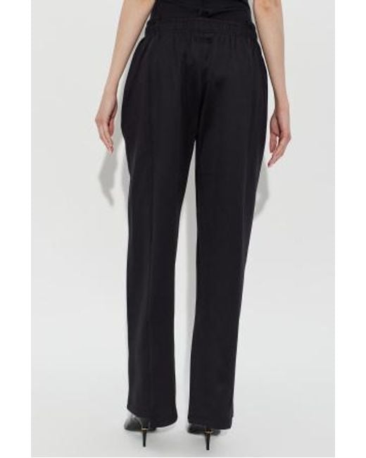 Vetements Black Logo Embroidered Sweatpants