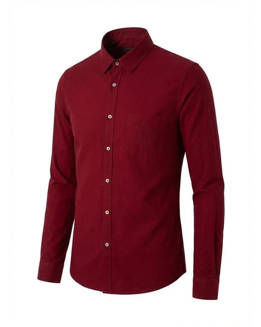Gucci Red Button-Down Shirt for men