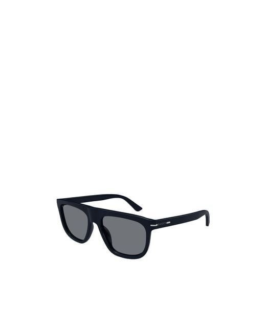 Gucci Black Eyewear Oval-Frame Sunglasses for men