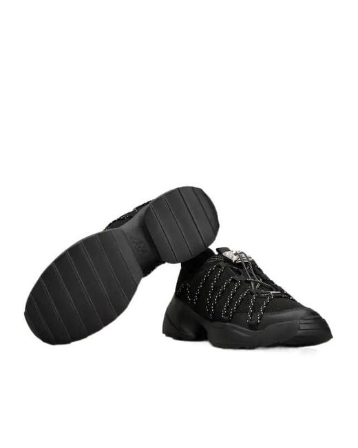 Roger Vivier Black Sacai Viv' Zag Sneakers
