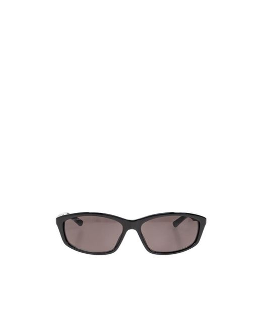 Balenciaga White Eyewear Oval-Frame Sunglasses for men