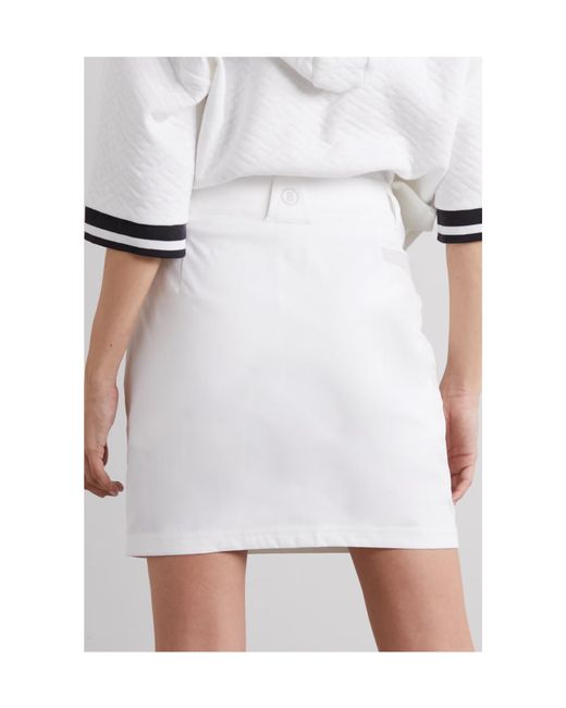 Bogner White Mirana Shell Mini Golf Skirt