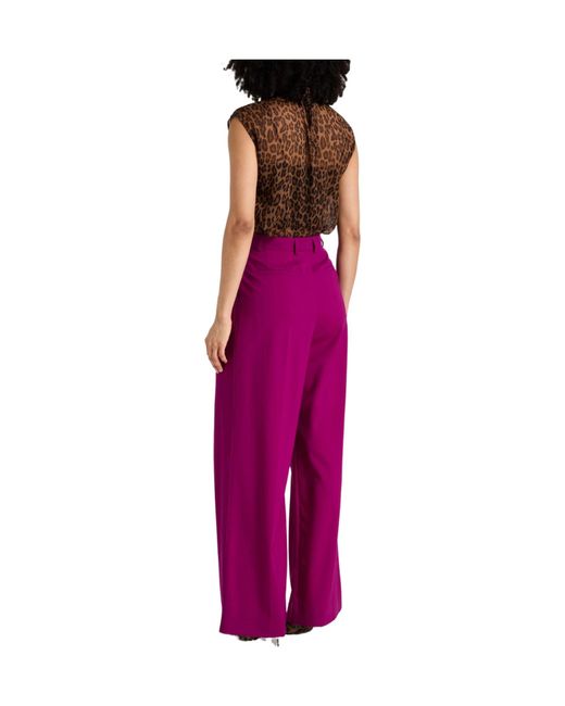 Dolce & Gabbana Pink Loose-Fitting Trousers