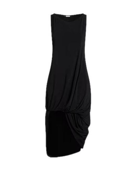 Jacquemus Black Solid Sleeveless Dress