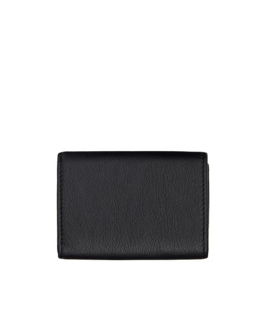 Vivienne Westwood Black Tri-Fold Wallet for men