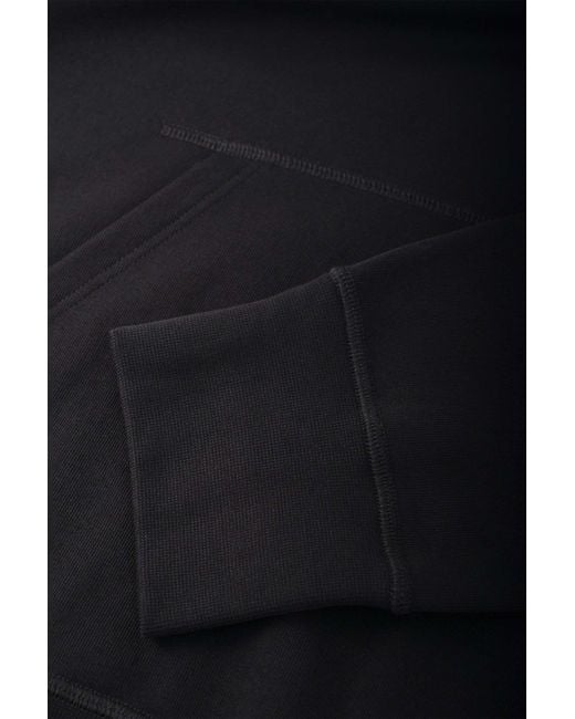 McQueen Black Cotton Sweatshirt for men