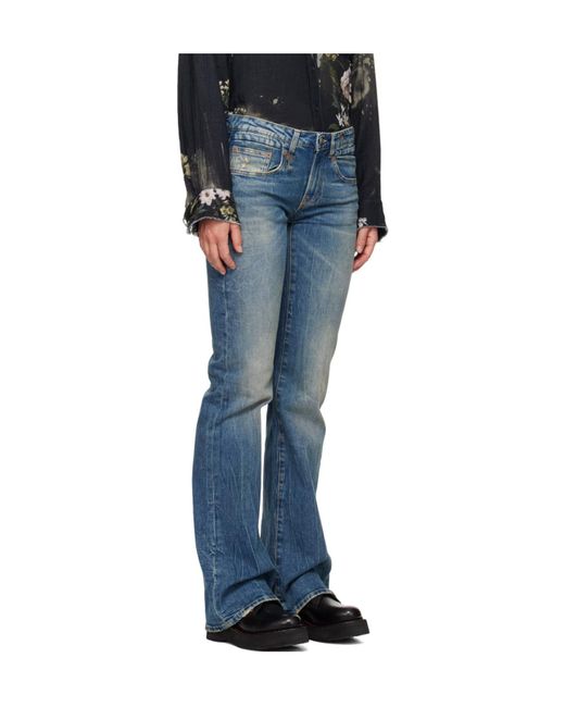 R13 Blue Belt-Loop Jeans