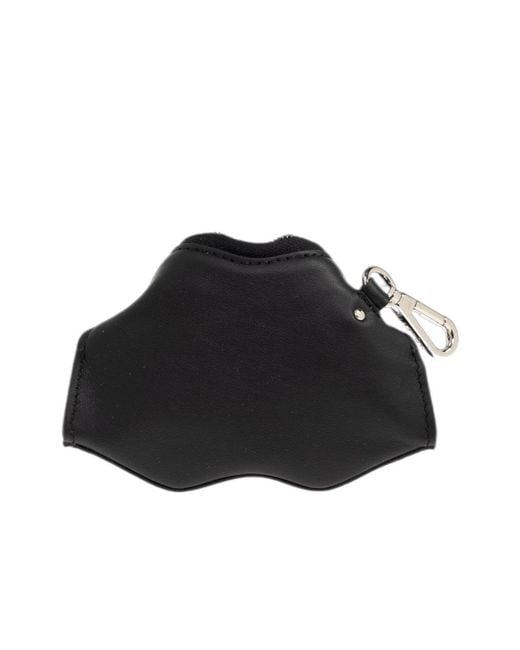 McQueen Black Manta Logo Printed Charm